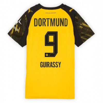 Fotballdrakt Dame Borussia Dortmund Serhou Guirassy #9 Hjemmedrakt 2025-26 Kortermet Fotballdrakt Dame Borussia Dortmund Serhou Guirassy #9 Hjemmedrakt 2025-26 Kortermet